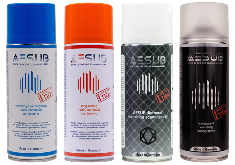 The AESUB vanishing scanning sprays